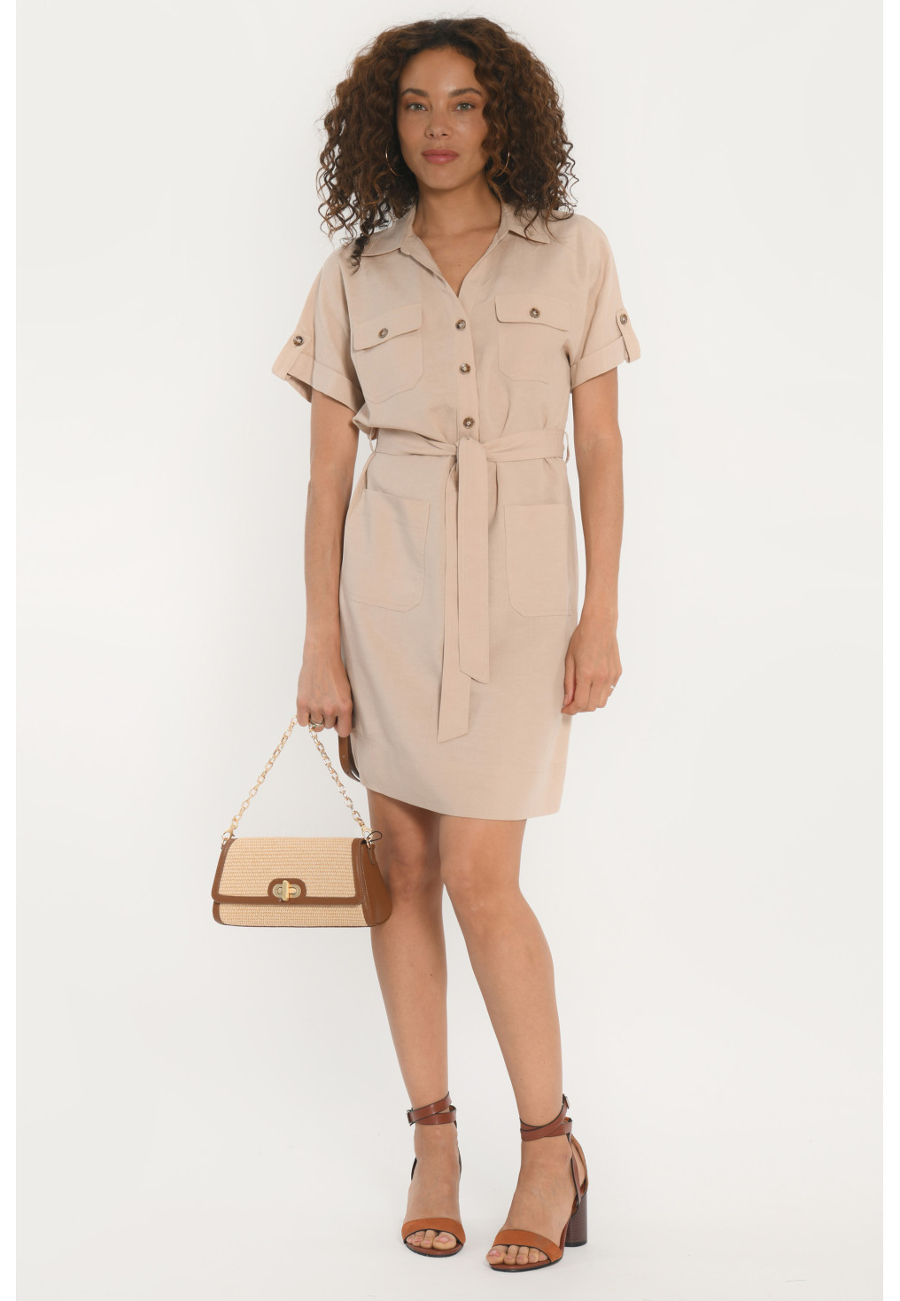 ROBE - PARIS - BEIGE - Antonelle