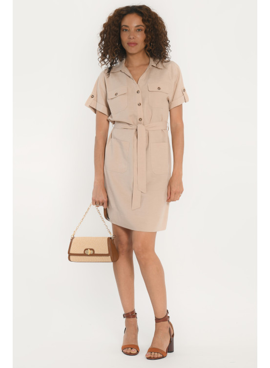 ROBE - PARIS - BEIGE - Antonelle