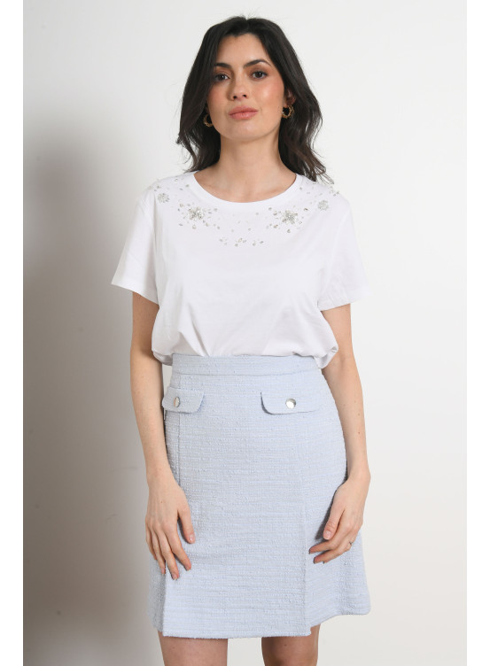 T-SHIRT - NARIGI - BLANC - Antonelle