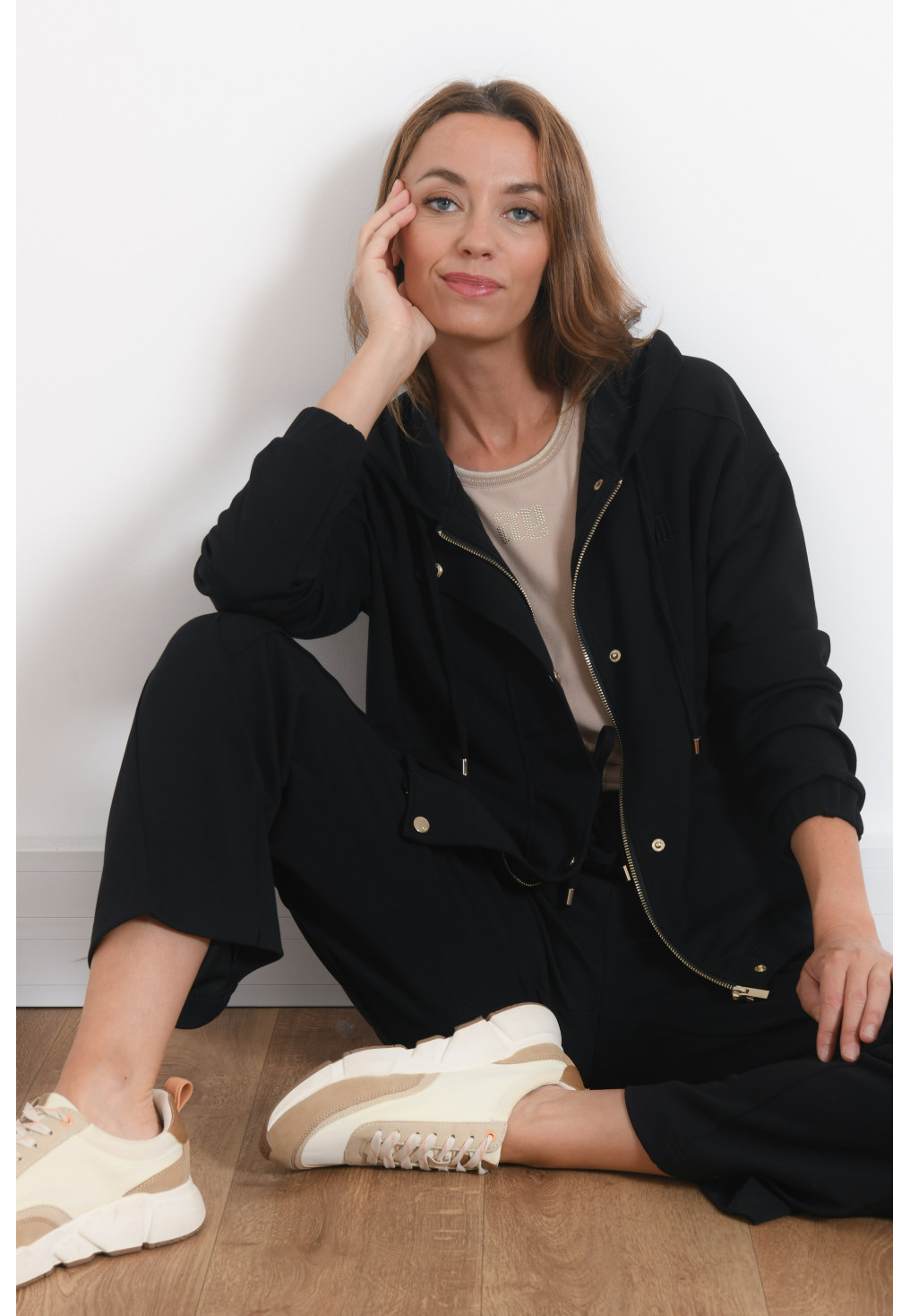 VESTE CAPUCHE - RICO - NOIR - Antonelle