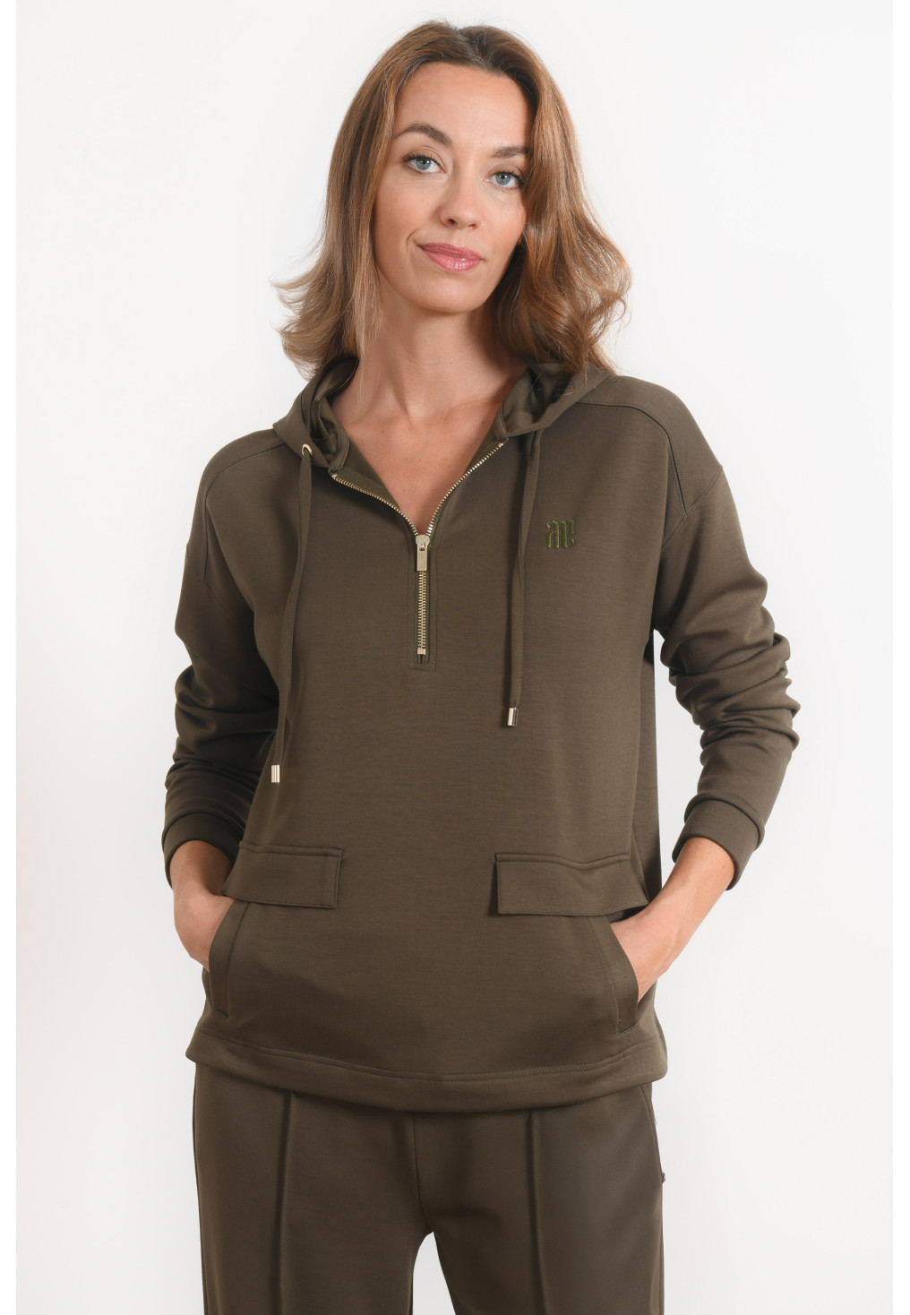 SWEAT CAPUCHE - RICO - KAKI - Antonelle