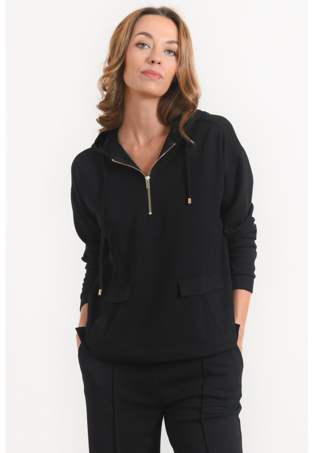 SWEAT CAPUCHE - RICO - NOIR - Antonelle