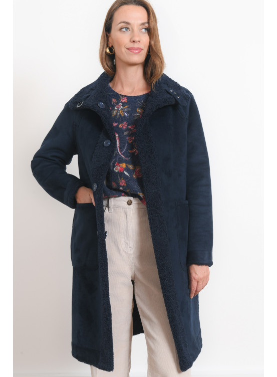 MANTEAU REVERSIBLE - ROLEN - MARINE - Antonelle