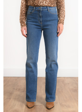 JEAN BOOTCUT - RAISIN - BLEU - Antonelle