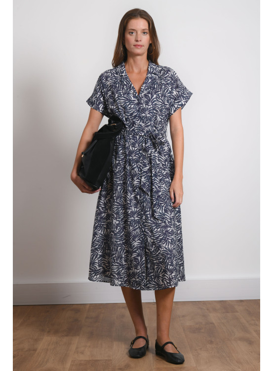 ROBE - MERIEL - NAVY - Antonelle
