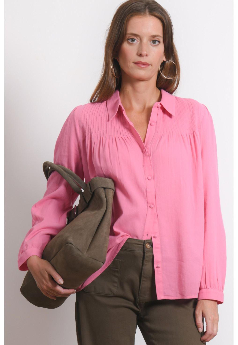 CHEMISE 100% COTON - RESS - AZALEA - Antonelle