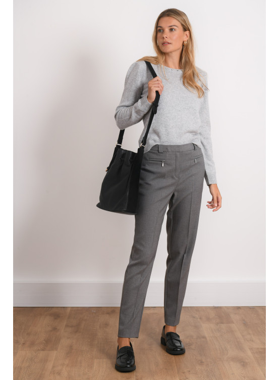 PANTALON 7/8 - ROANNE - ACIER - Antonelle