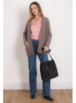 GILET - RUBANO - TAUPE CHINE - Antonelle