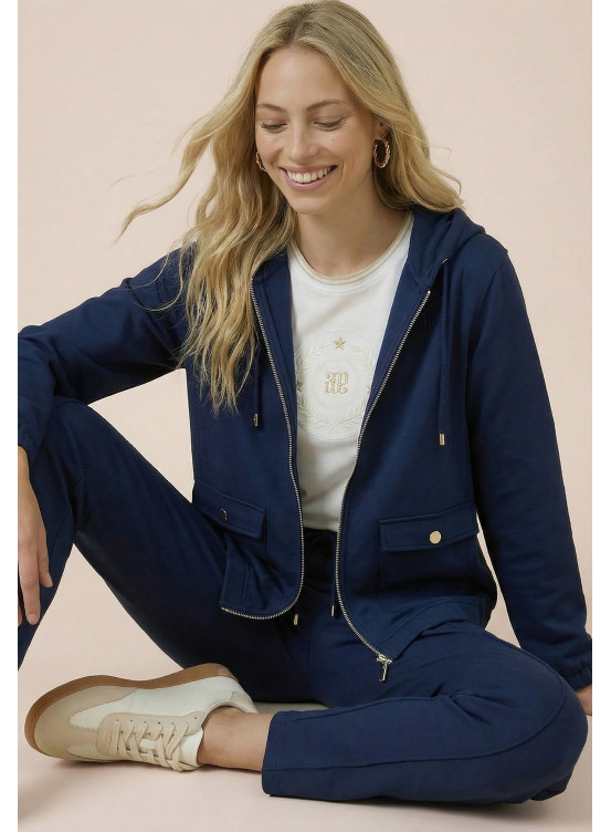 VESTE JOGGING - SOSPORT - MARINE - Antonelle