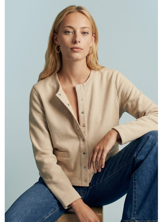 CARDIGAN - SIMON - BEIGE DORE - Antonelle