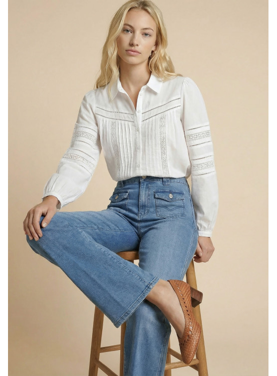 CHEMISE - SERENA - BLANC - Nouveautés Antonelle