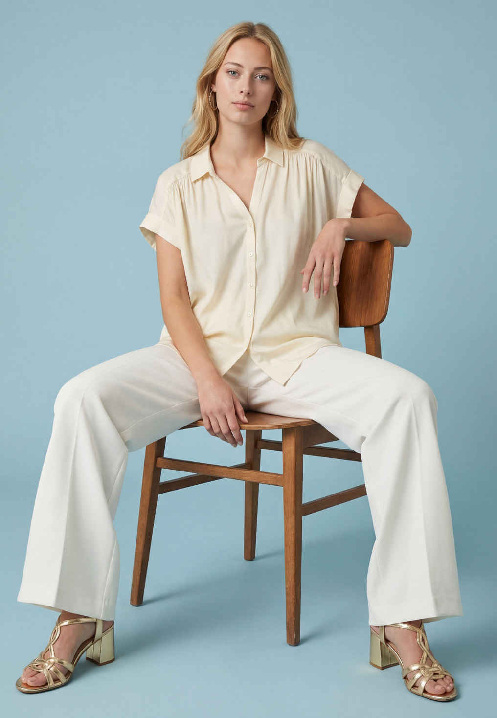 CHEMISE LYOCEL - SANELLA - LEMON - Antonelle