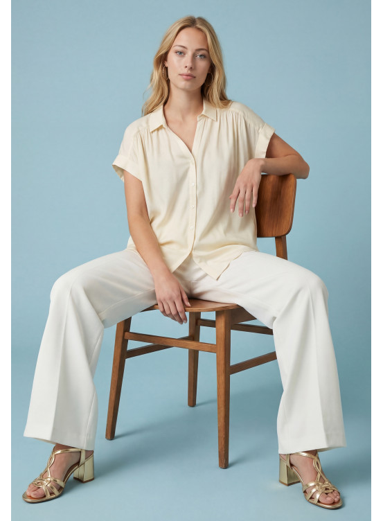 CHEMISE LYOCEL - SANELLA - LEMON - Antonelle