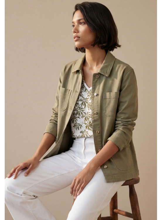 VESTER WORKER - SILVER - KAKI - Antonelle