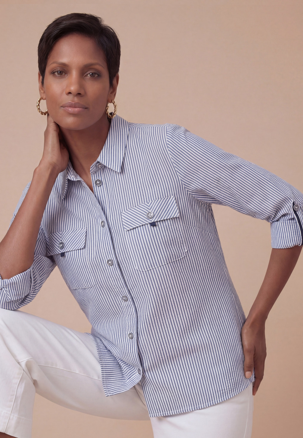 Palma Chemise Ml 100%coton - Seersucker - - Produits a traiter Anto...