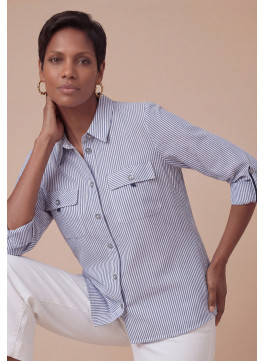 Palma Chemise Ml 100%coton - Seersucker - - Produits a traiter Anto...