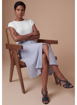 Palma Jupe Longue 100%coton - Seersucker - - Produits a traiter Ant...