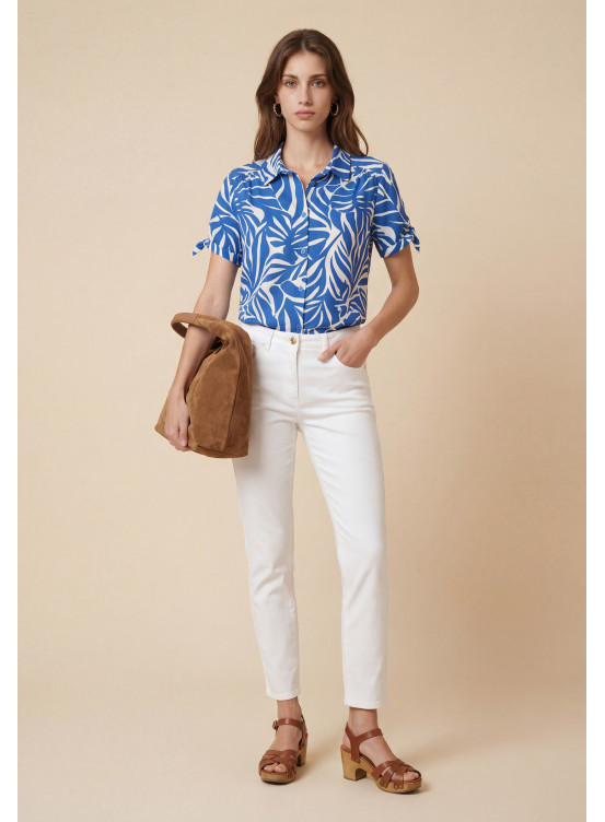 Scott Pant 7/8 Slim 98% Coton 2% Elasthanne - Produits a traiter An...