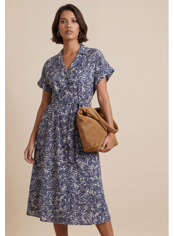 ROBE - MERIEL - NAVY - Nouveautés Antonelle