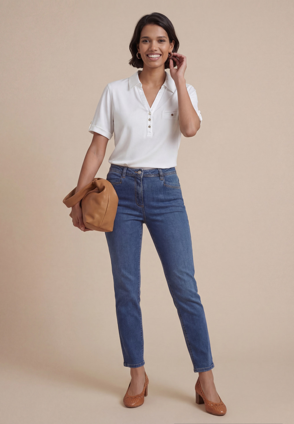 JEAN SLIM - RUTARIO - BLEU - Nos jeans pour femmes Antonelle