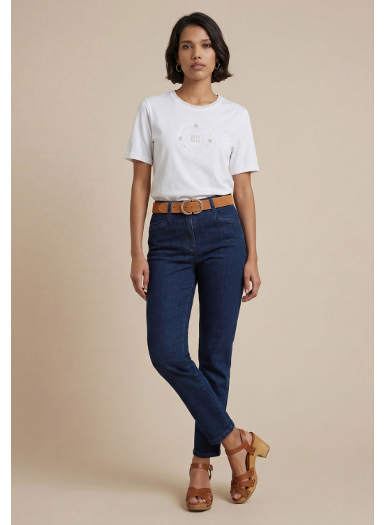 JEAN SLIM - RUTARIO - MARINE - Nos jeans pour femmes Antonelle