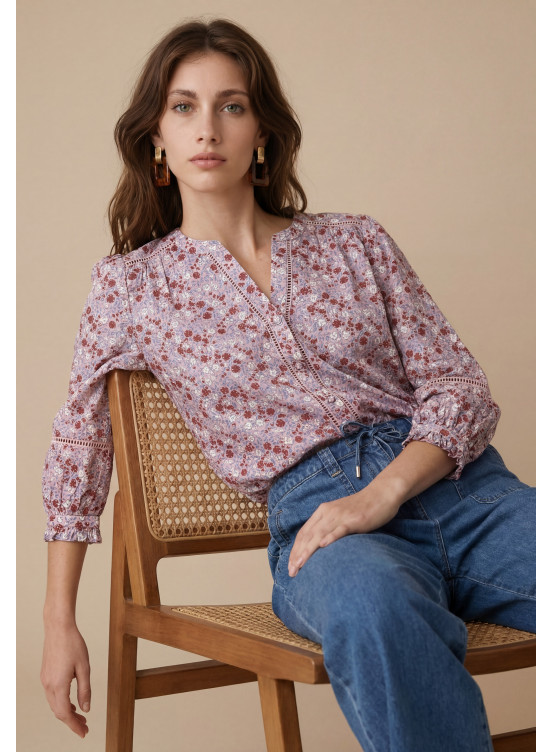 Sandra Chemise 100% Voile De Coton - Produits a traiter Antonelle