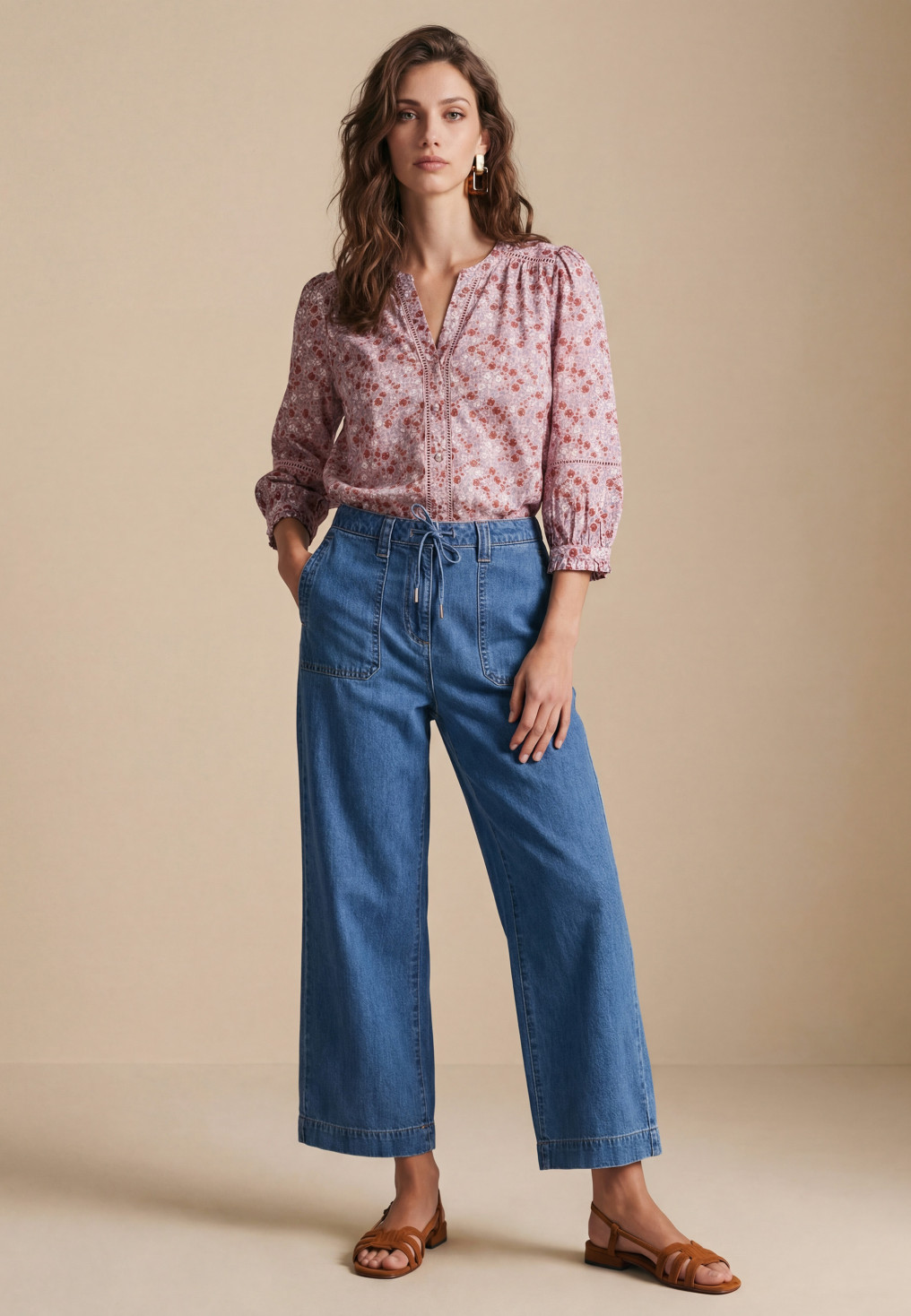Spencer Pant. Cropped 80%coton 20%lyocell - Produits a traiter Anto...