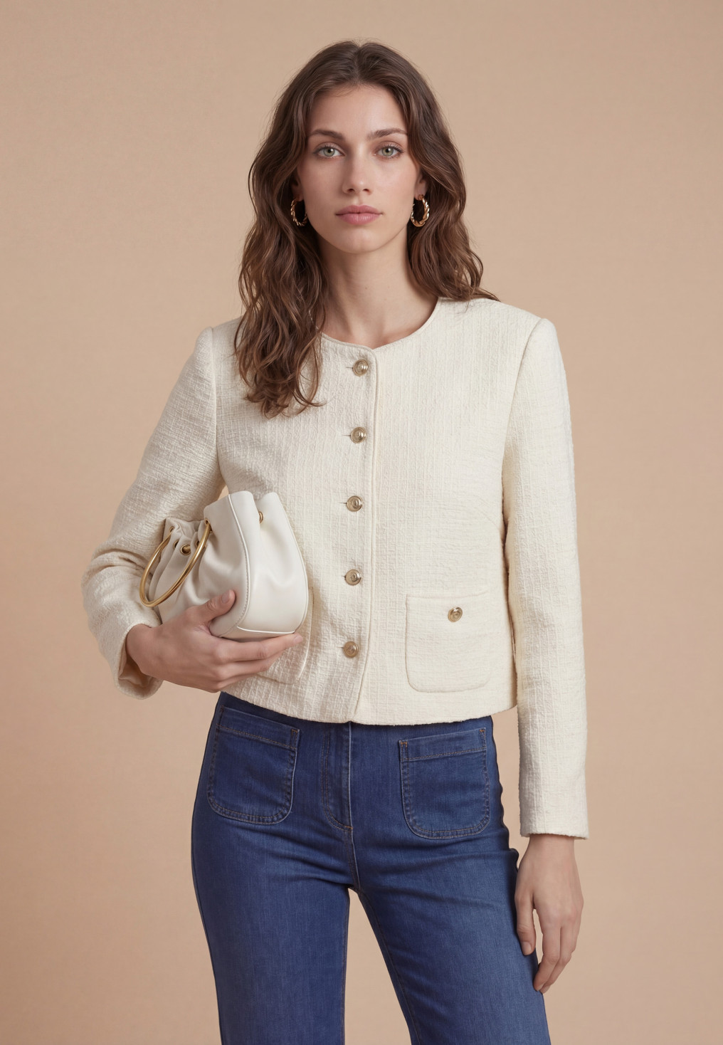 Selina Veste Ml 40%polyester34%coton25%viscose - Produits a traiter...