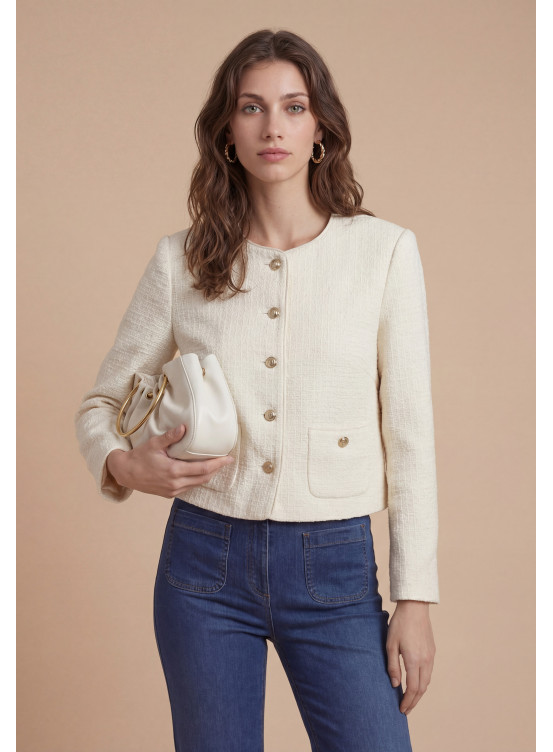 Selina Veste Ml 40%polyester34%coton25%viscose - Produits a traiter...