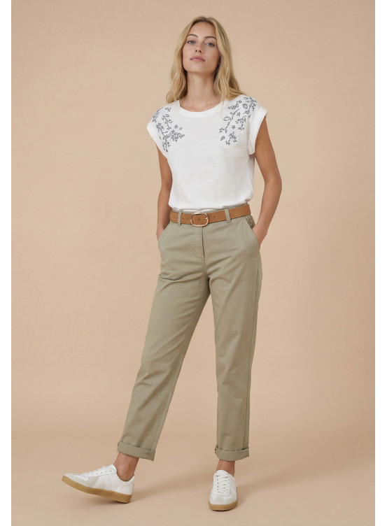 Sino Pantalon Chino 54%coton 44%lyocell2%elasthane - Produits a tra...