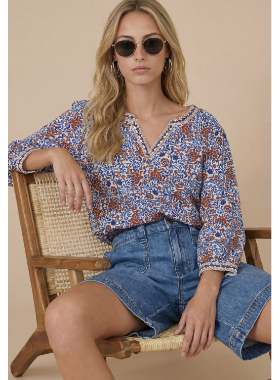 Stenille Top M3/4 100% Voile De Coton - Produits a traiter Antonelle