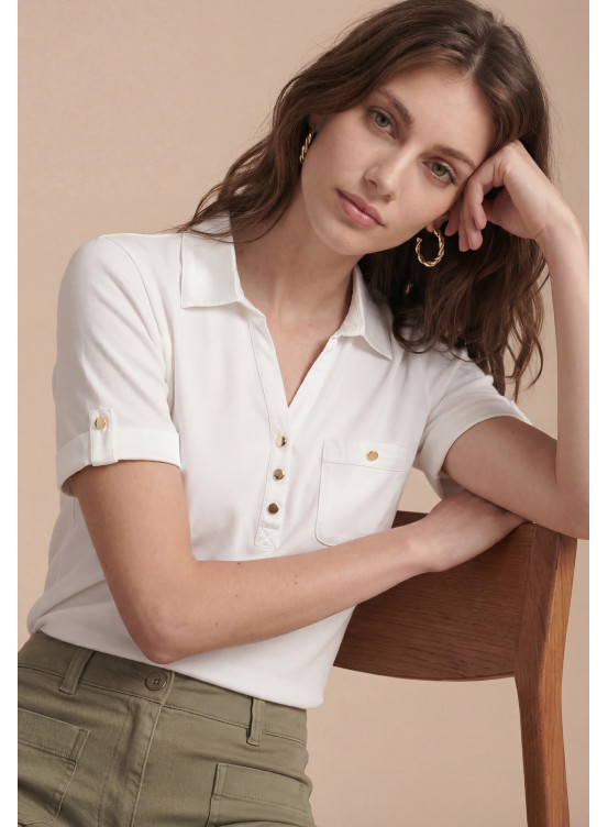 Saturne Polo Mc 50%modal 50%coton - Produits a traiter Antonelle