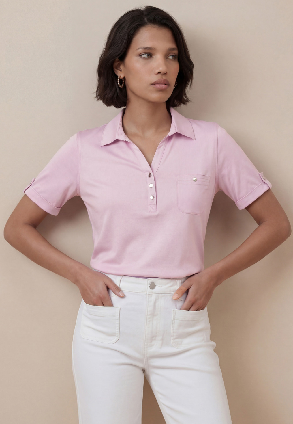 Saturne Polo Mc 50%modal 50%coton - Produits a traiter Antonelle