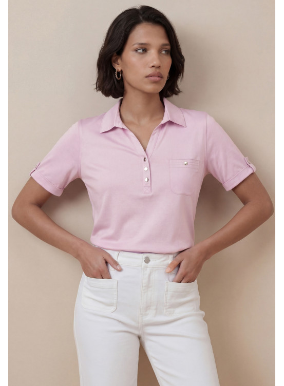 Saturne Polo Mc 50%modal 50%coton - Produits a traiter Antonelle