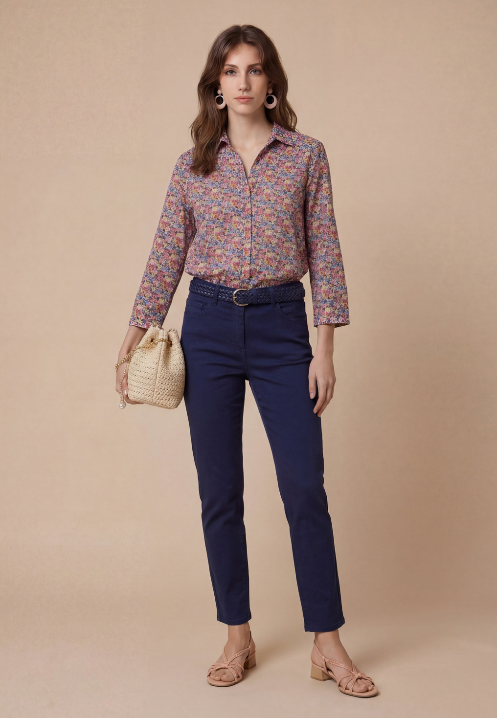 Scott Pant 7/8 Slim 98% Coton 2% Elasthanne - Produits a traiter An...