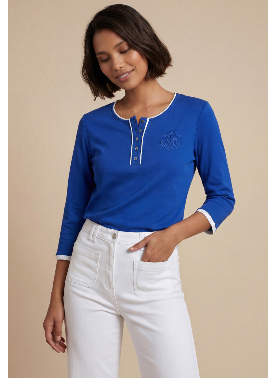 Sarde Tee Shirt M3/4 50%coton 50%modal - Produits a traiter Antonelle