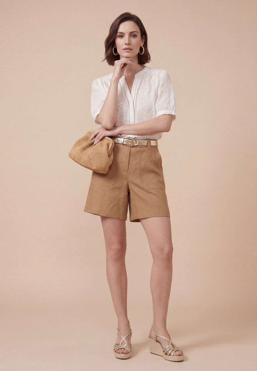 Sancho Short 88%tencel 12%lin - Produits a traiter Antonelle