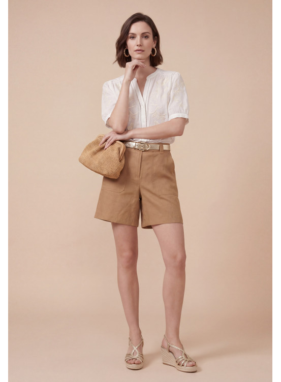 Sancho Short 88%tencel 12%lin - Produits a traiter Antonelle