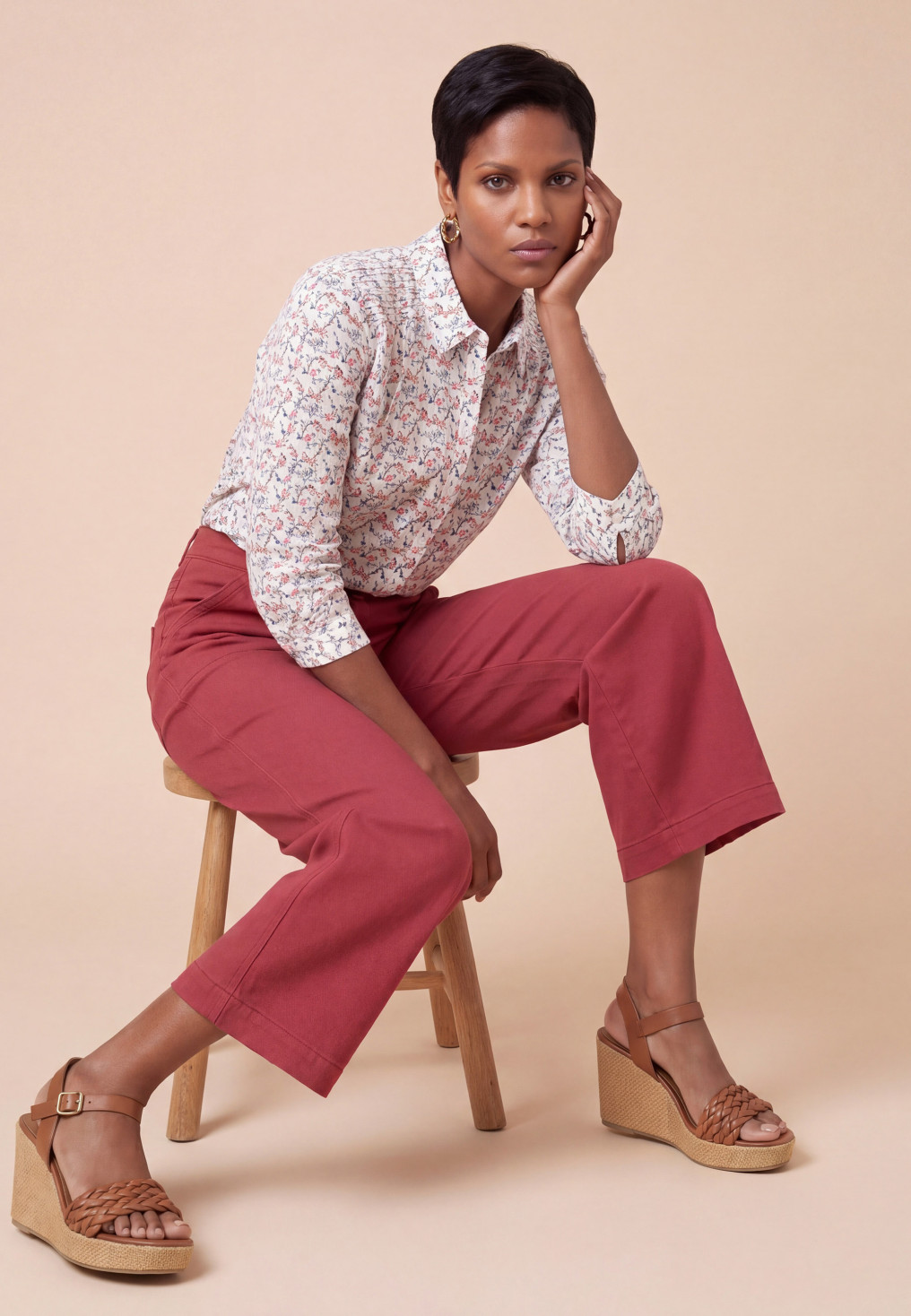 Sequin Chemise M3/4 100% Voile De Coton - Produits a traiter Antonelle