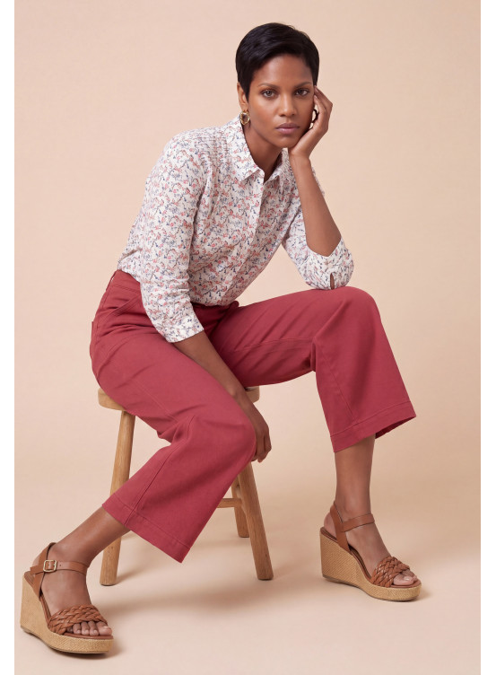 Sequin Chemise M3/4 100% Voile De Coton - Produits a traiter Antonelle