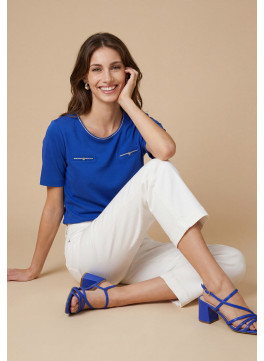 Soizic Tee Shirt Mc 50%modal 50%coton - Produits a traiter Antonelle