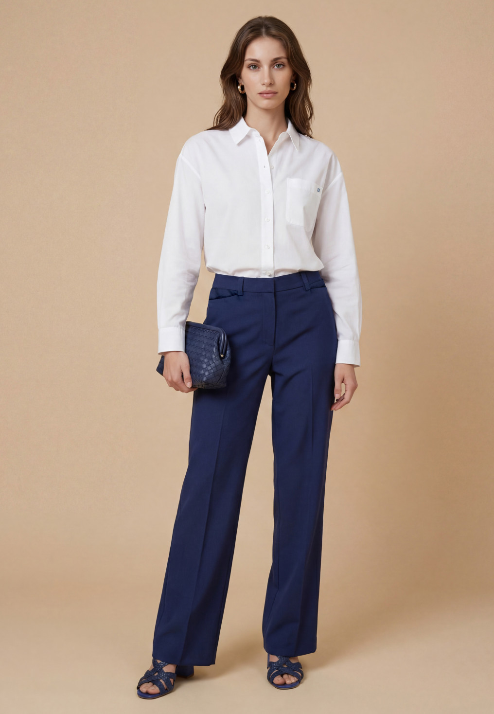 Segovia Pant. Long Droit 76%polyester16%viscose4%tencel - Produits ...