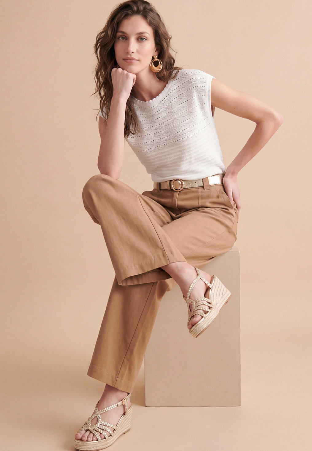 Sancho Pantalon Long 88%tencel 12%lin - Produits a traiter Antonelle