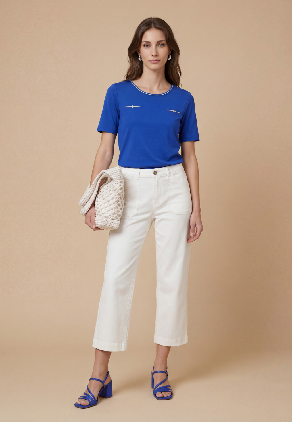 Santacourt Pantacourt 98%coton 2%elasthanne - Produits a traiter An...