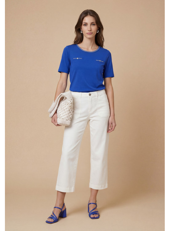 Santacourt Pantacourt 98%coton 2%elasthanne - Produits a traiter An...