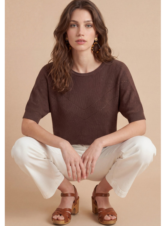 Songeur Pull Chauve-souris Mc 88%viscose 12%polyamide - Produits a ...