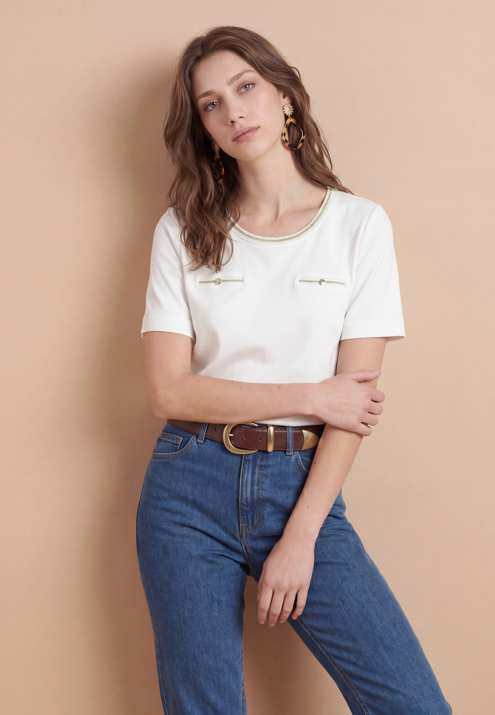 Soizic Tee Shirt Mc 50%modal 50%coton - Produits a traiter Antonelle