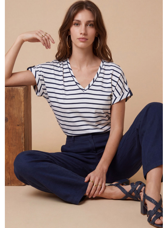 Sunny Tee Shirt Mc 50%coton 50%modal - Produits a traiter Antonelle