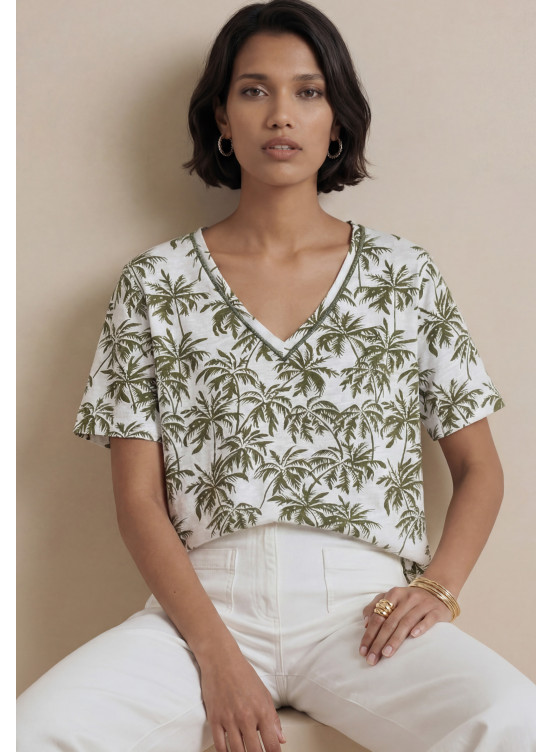 Sunpalm Tee Shirt Mc 100% Jersey Coton - Produits a traiter Antonelle