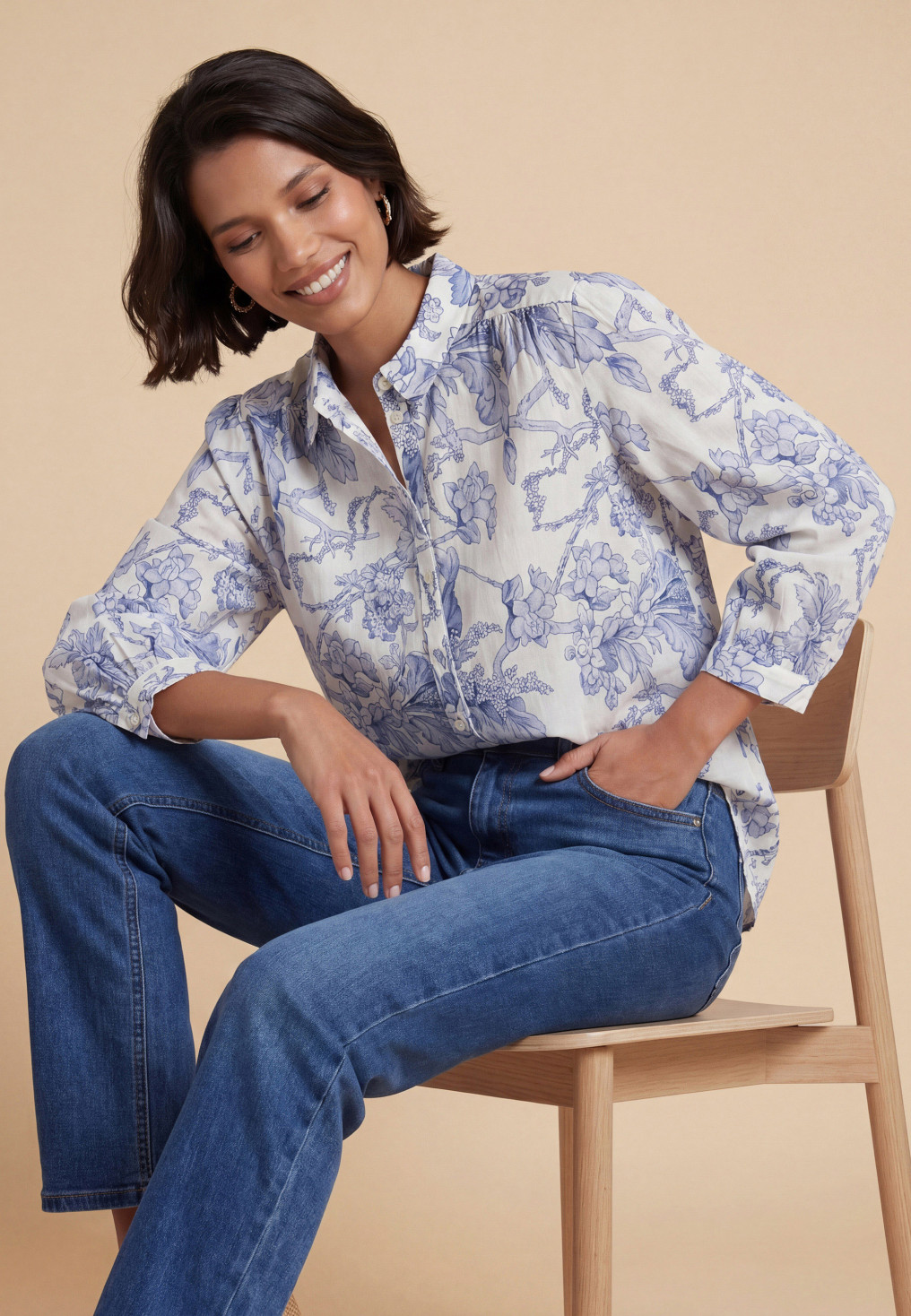 Sablier Chemise M3/4 100% Coton - Produits a traiter Antonelle